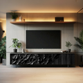 Farmhouse TV Cabinet For Cozy Living Room Design