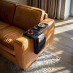 Live Edge Wooden Armrest For Elegant Sofa Decoration