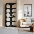 Contemporary Sculptural Vertical Bookshelf For Living Room