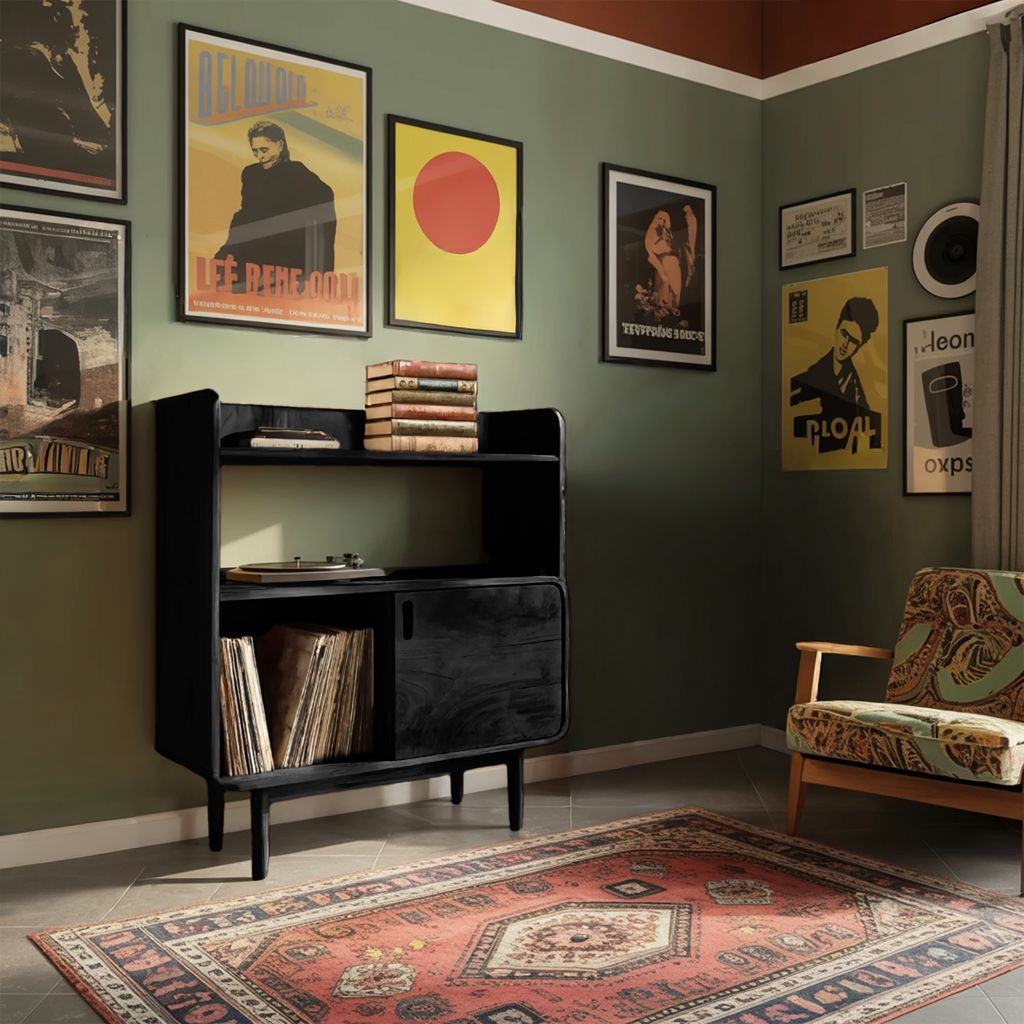 Elegant Turntable Cabinet For Music Lovers