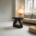 Minimalist Side Table With Storage Shelf For Living Room Decor