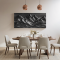Mountain Relief Wall Art Sculpture For Modern Interior