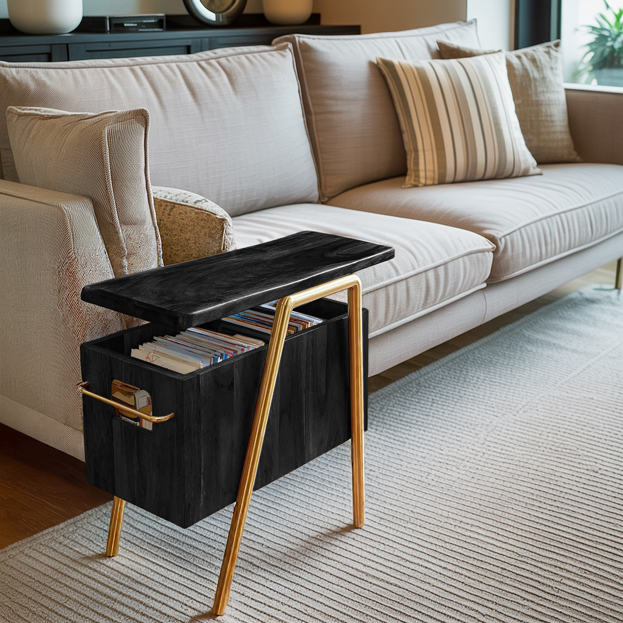 Handcrafted Wooden Side Table For Furniture Decoration