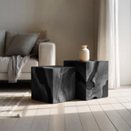 Handcrafted Solid Wood Square Table For Entryway Design