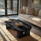 Farmhouse Handcrafted Abstract Coffee Table For Living Room