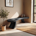 Modern Live Edge Entryway Bench For Minimalist Home Decor