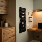 Contemporary Wall Mounted Wine Rack For Dining Room
