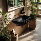 Modern Wall Mounted Wooden Bathroom Sink For Contemporary Bathroom Decor