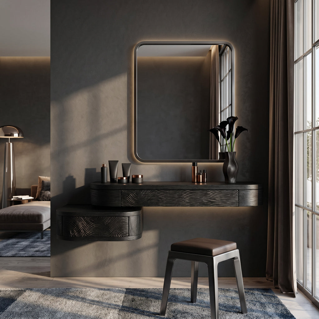 Modern Floating Vanity Table For Bedroom