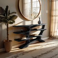 Farmhouse Wooden Live Edge Console Table For Farmhouse Furniture Decor