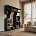 Artisan Carved Bookshelf For Modern Interior