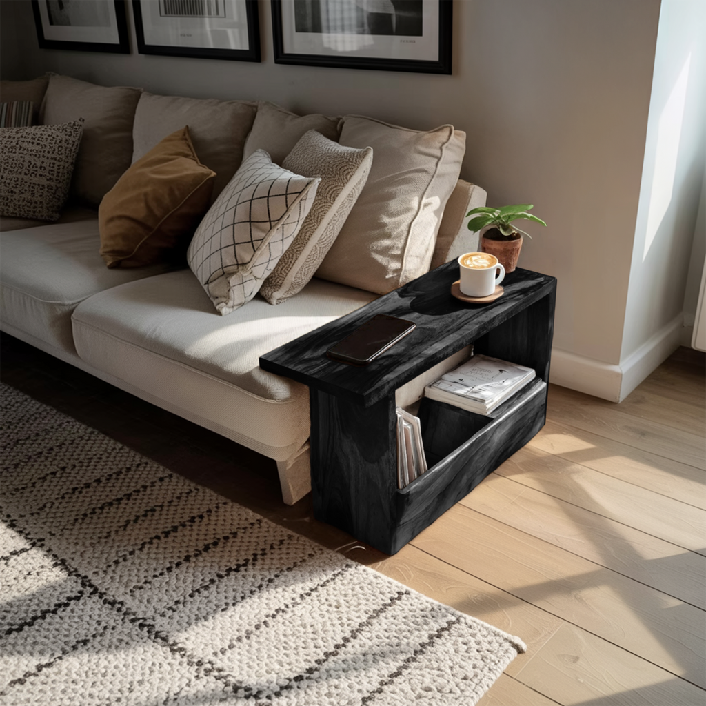 Mid Century Modern Side Table For Living Room Design