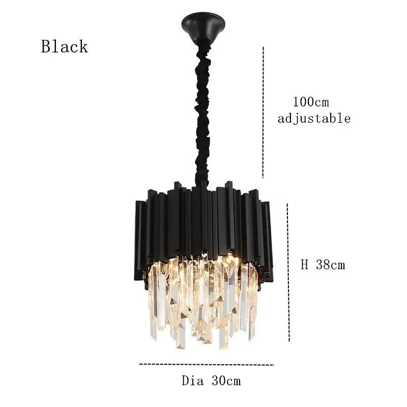 buyGio 12-Inch Crystal Chandelier (Small Spaces) - Morsale