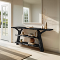 Handcrafted Live Edge Entryway Table For Modern Bedroom Home Design