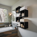 Organic Wall Shelf For Bathroom Wall Use