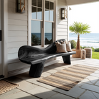 Rustic Solid Wood Bench For Entryway And Foyer Decor