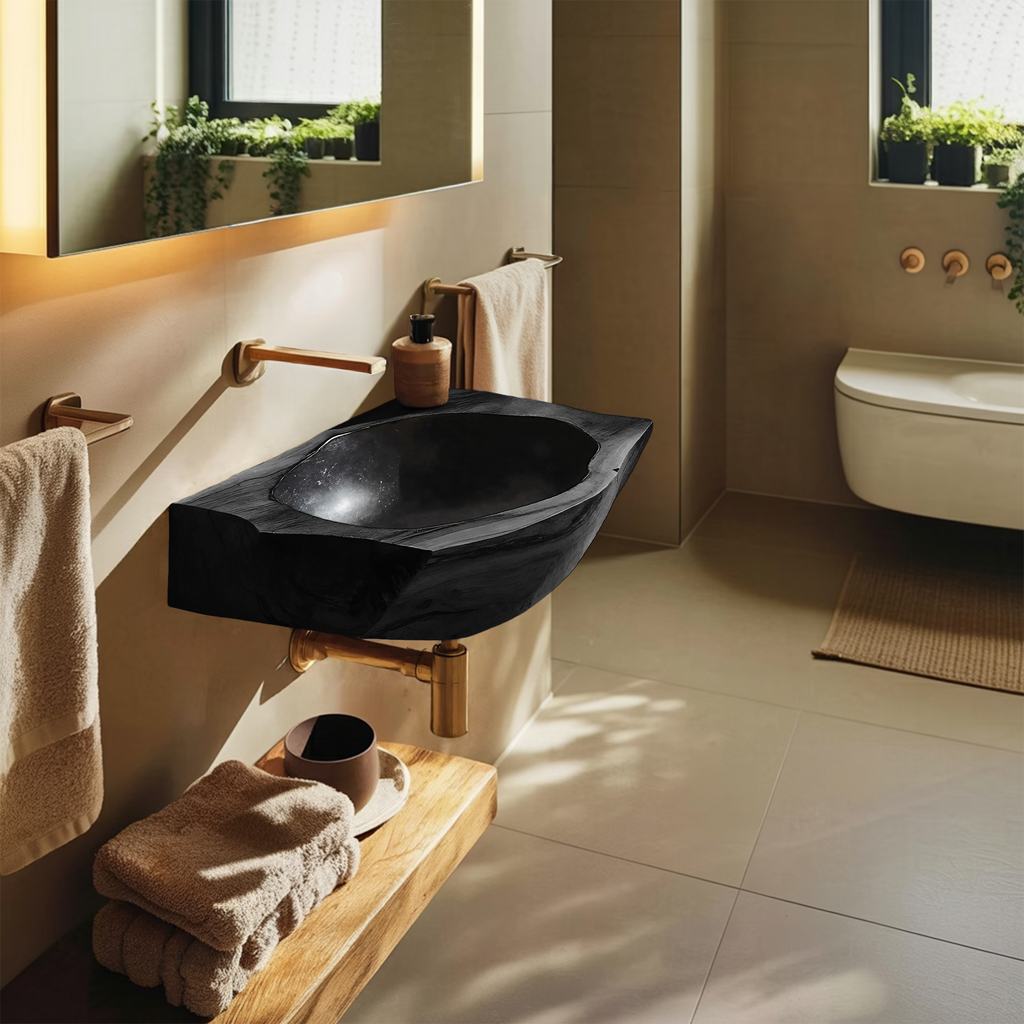 Farmhouse Solid Wood Vanity Sink For Timeless Bathroom Furniture Decor