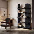 Minimalist Bookcase Sculptural Design For Living Decor