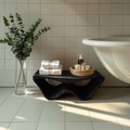 Organic Shower Bench With Storage For Bathroom