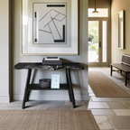 Farmhouse Live Edge Entryway Table For Living Room Design