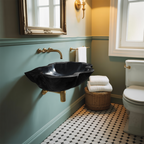 Handcrafted Solid Wood Vanity Sink For Custom Bathroom Furniture Decor