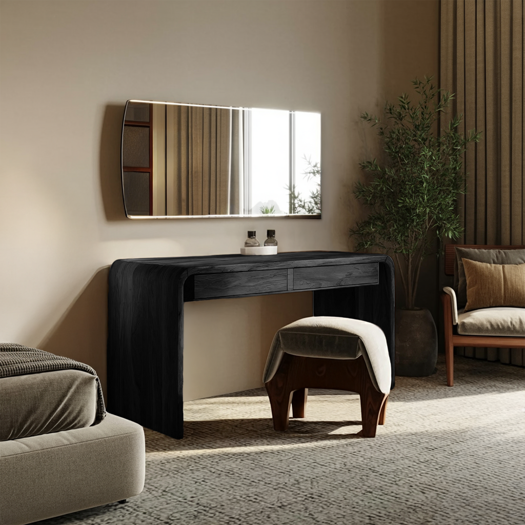 Modern Sculptural Vanity Table For Bedroom Interior