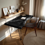 Handcrafted Live Edge Desk For Living Room Style