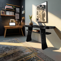 Modern Wooden Live Edge Console Table For Bedroom Decor