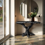 Handcrafted Live Edge Entryway Table For Furniture Decor And Style