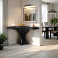 Modern Sculptural Live Edge Console Table For Entryway Furniture