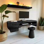 Minimalist Wall Mounted Desk With Drawers Floating Workstation For Bedroom And Office