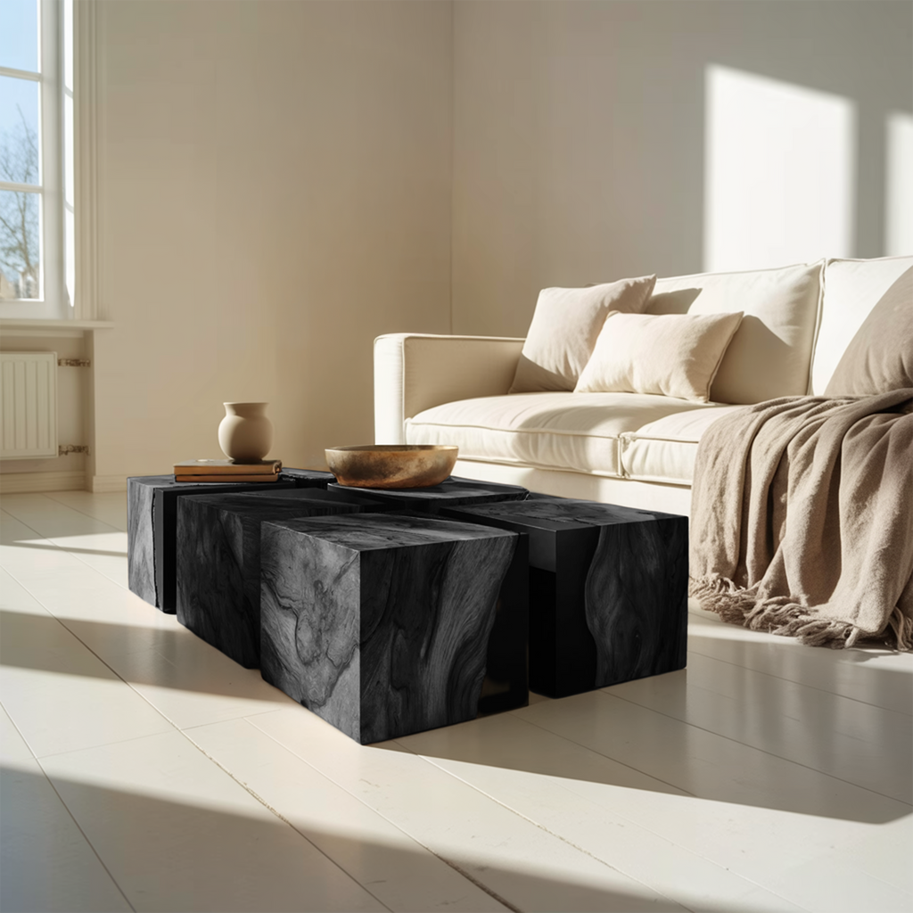 Modern Low Coffee Table For Small Living Room Spaces