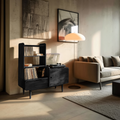 Retro-Inspired Vinyl Record Cabinet For Living Room Or Studio