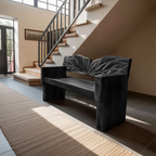 Solid Wood Entryway Bench For Natural Style Home Decor