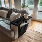 Farmhouse Wooden Armrest For Rustic Sofa Furniture