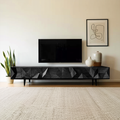Mid Century Wooden TV Console For Entryway Decor