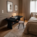Handcrafted Wooden Live Edge Desk For Living Room Interior