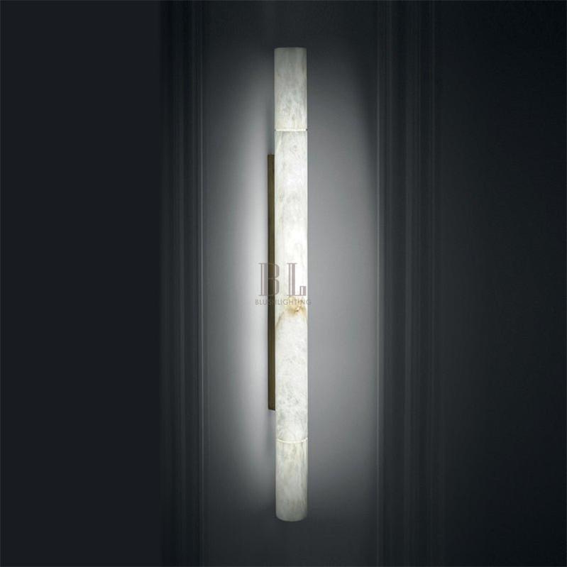 casivra Modern Alabaster Wall Sconce 3'' - Chromecasivra