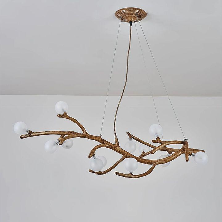 Boho Tree Branch Modern Chandelier - 10 heads Size: Dia 31.4″(80cm) x H 12.5″(32cm)casivra