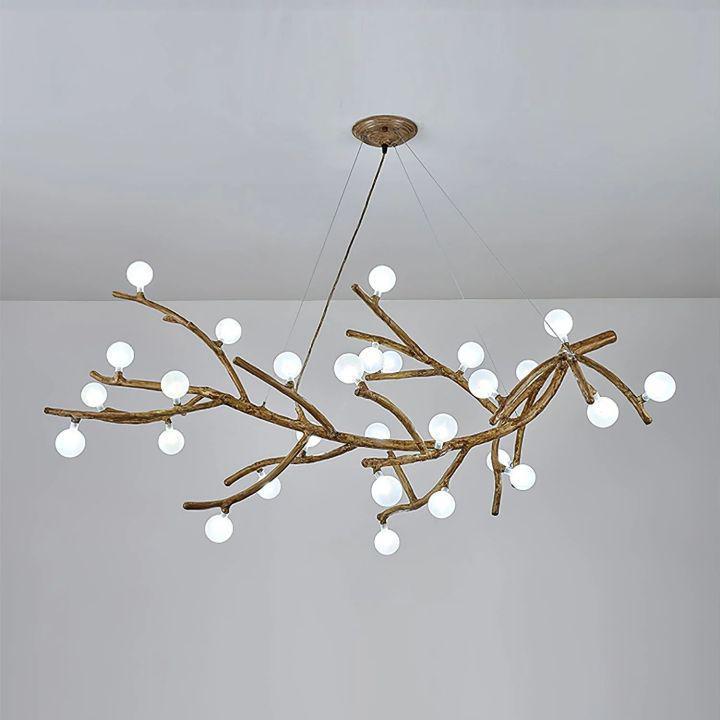 Boho Tree Branch Modern Chandelier - 10 heads Size: Dia 31.4″(80cm) x H 12.5″(32cm)casivra