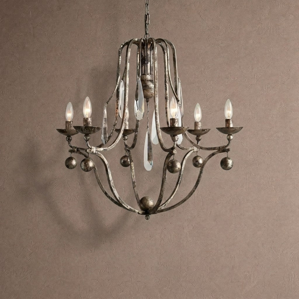 Bonaire Chandelier- Silver - casivra