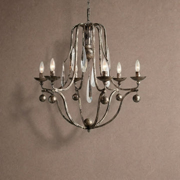 Bonaire Chandelier- Silver - casivra