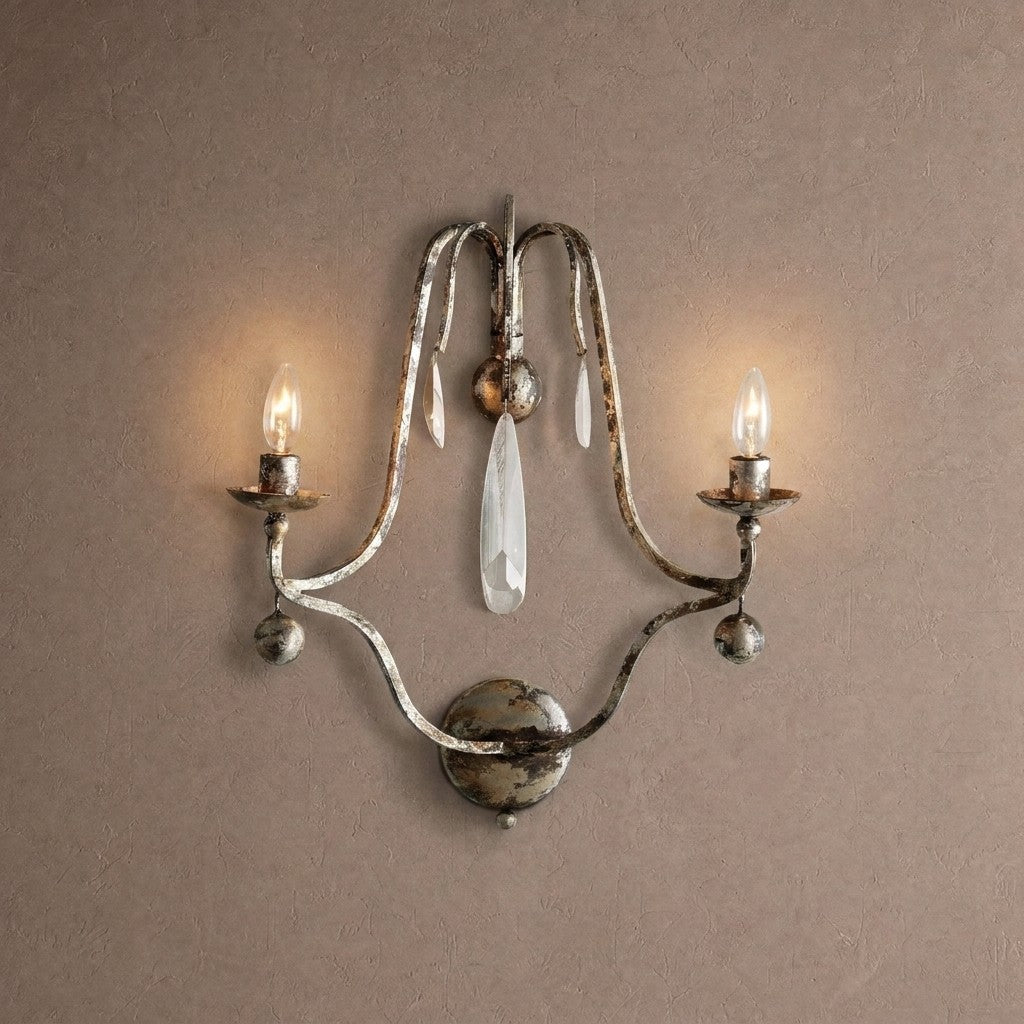 Bonaire Wall Sconce Silver - casivra