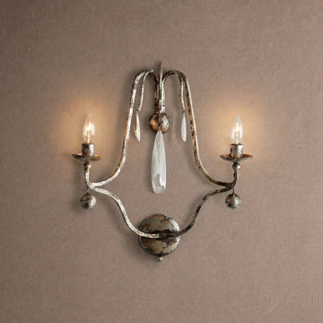 Bonaire Wall Sconce Silver - casivra