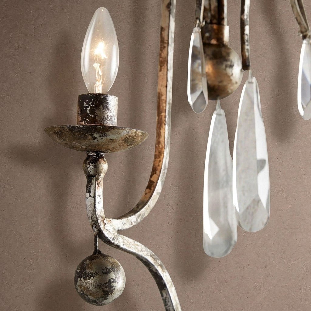 Bonaire Wall Sconce Silver - casivra