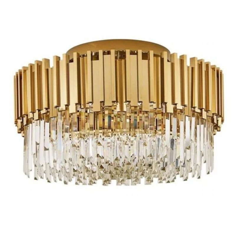 Bourbons Flush Mount Chandelier - 23.6"Dcasivra
