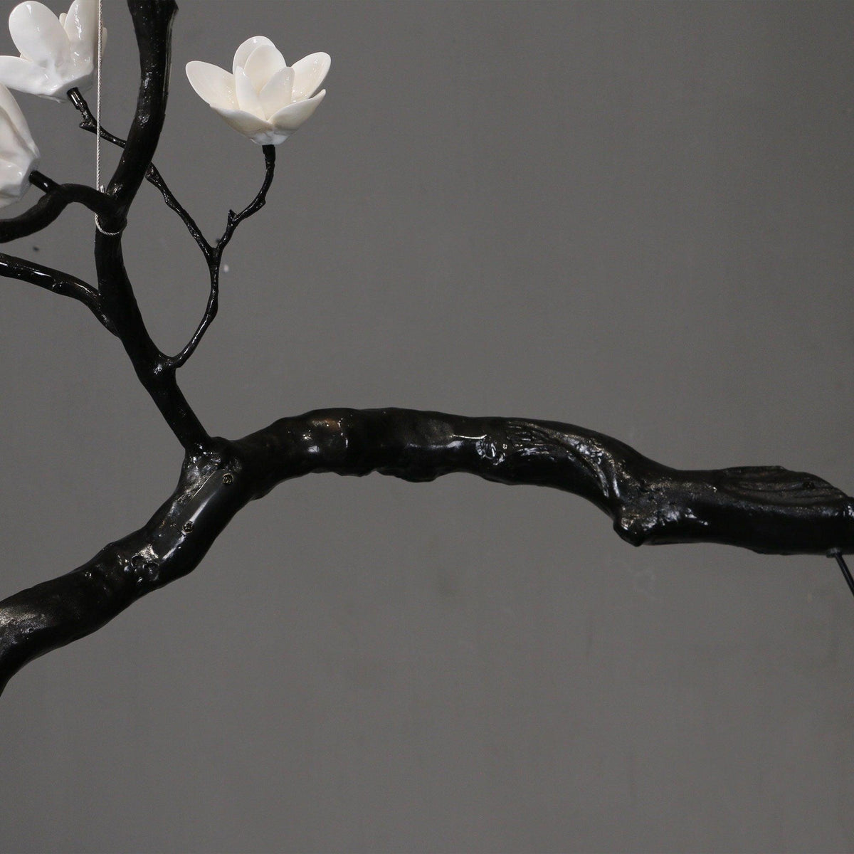 Branch Flower Chandelier - L 66.9″ x W 55.1″ x H 54.3″ / L 170cm x W 140cm x H 138cmBrass stained blackcasivra