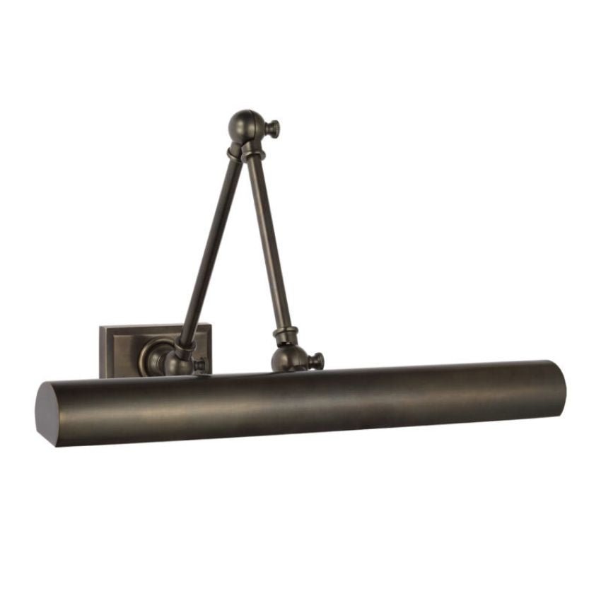 Brenndan Double Plug-In Hardwired Picture Light - Matte Black18″ Wcasivra