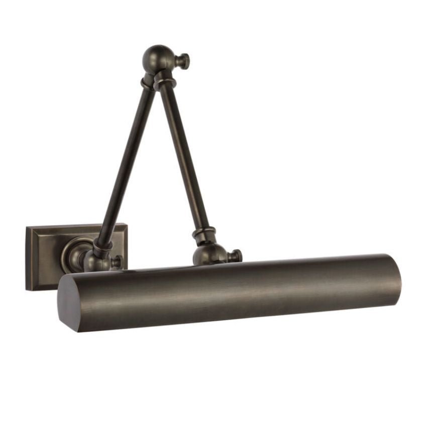 Brenndan Double Plug-In Hardwired Picture Light - Matte Black12″ Wcasivra
