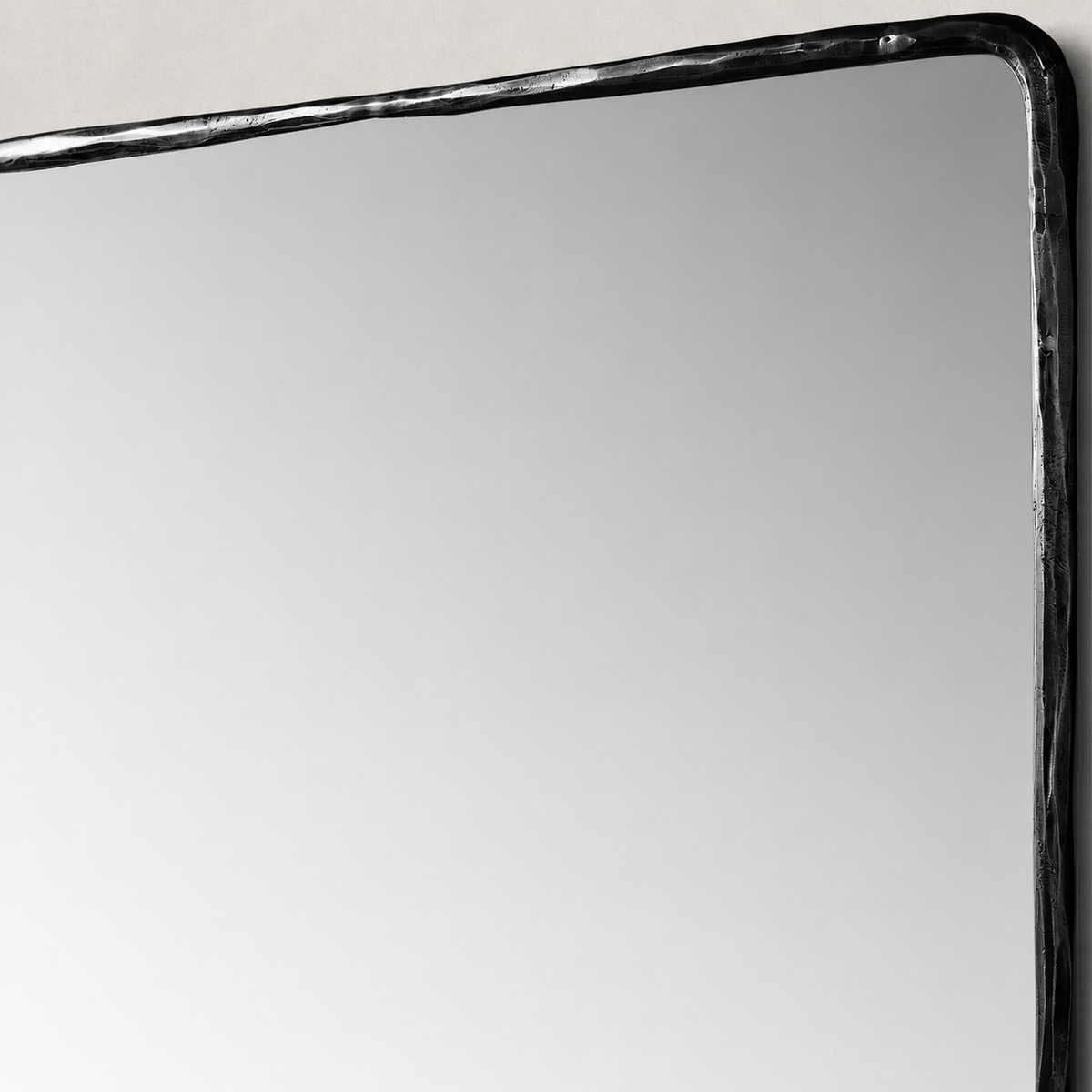 Hand-Forged Metal Mirror